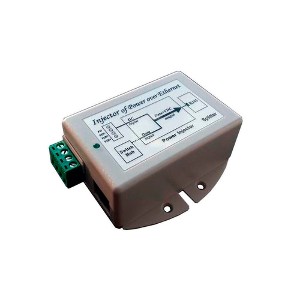 POE-SPLT-4848G-P | Gigabit PoE Splitter/Voltage Converter, 48V 802.3at  Input, 48VDC Wire Terminal (20W) and 48V 802.3at Passthru PoE Output, Max  50W